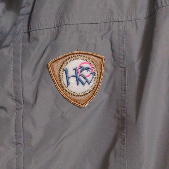 Horseware Womens Jacket Coat Black Gray-Green Zip Pockets Lined Mock Neck M 8 - Picture 6 of 11